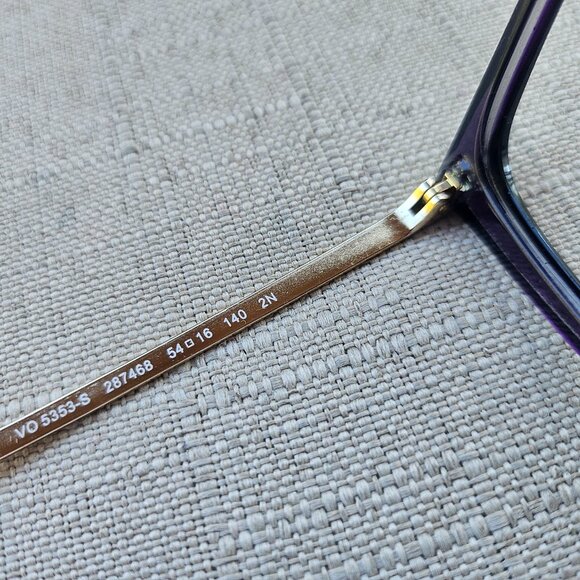 Vogue Eyewear Women Glasses/Sunglasses Frame Purple Tone VO5353-S 54[]16 140 - Picture 10 of 13